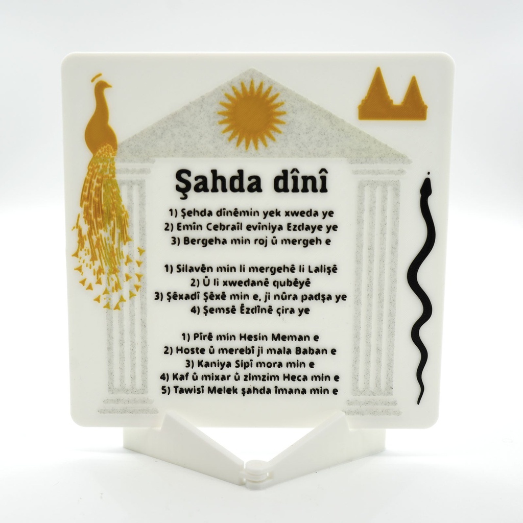 [EZD-66-2123] Şahda dînî – Das Glaubensbekenntnis Tafel