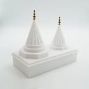 Lalish Modell Tempel - Weiß
