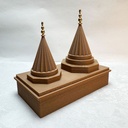 Ezidischer Tempel in Holz-Optik v1