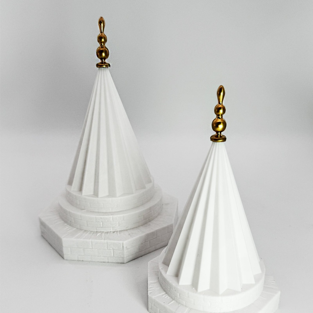 Lalish Tempel Qub Weiß (Klein)